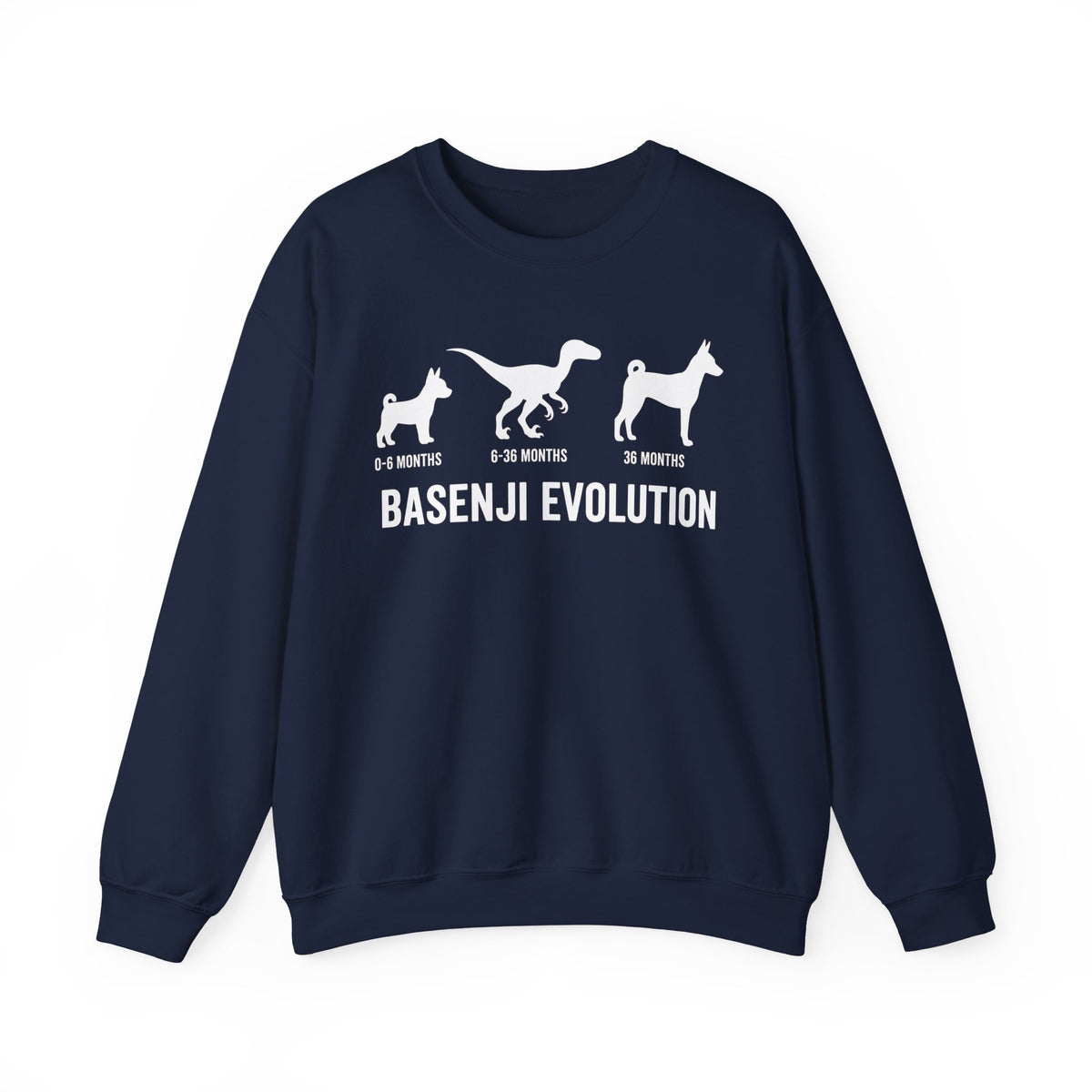 Basenji Evolution Crewneck Sweatshirt