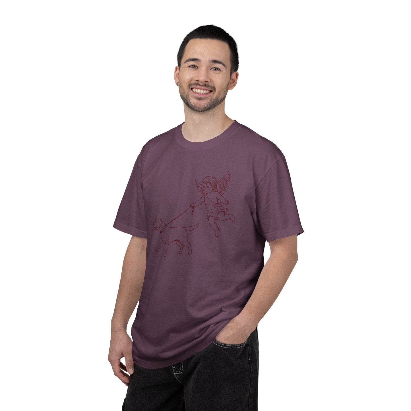 Angel Walking Lab Premium Tee