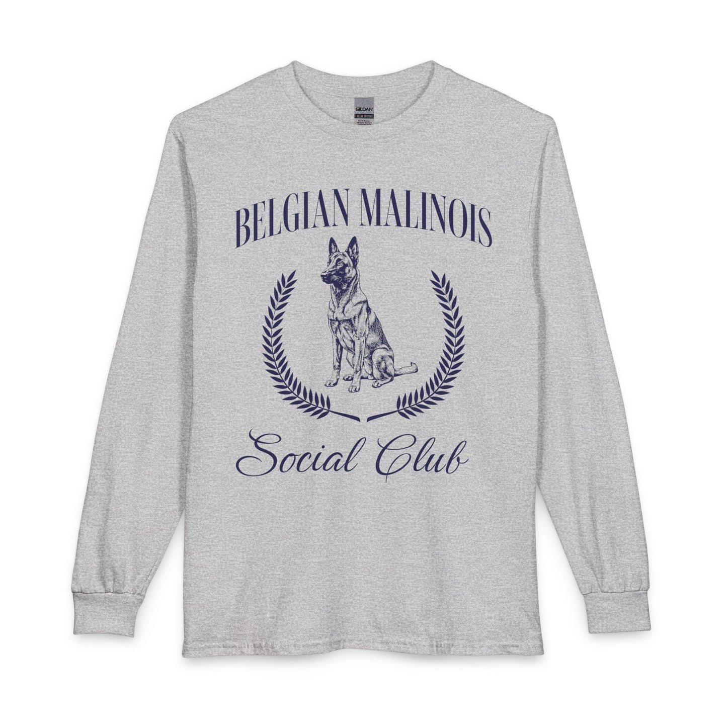 Belgian Malinois Social Club Long Sleeve
