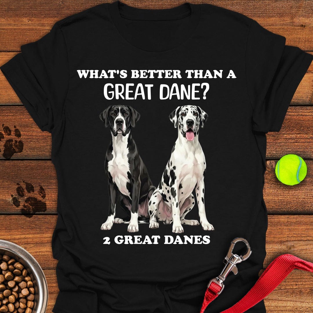 2 Great Danes Black
