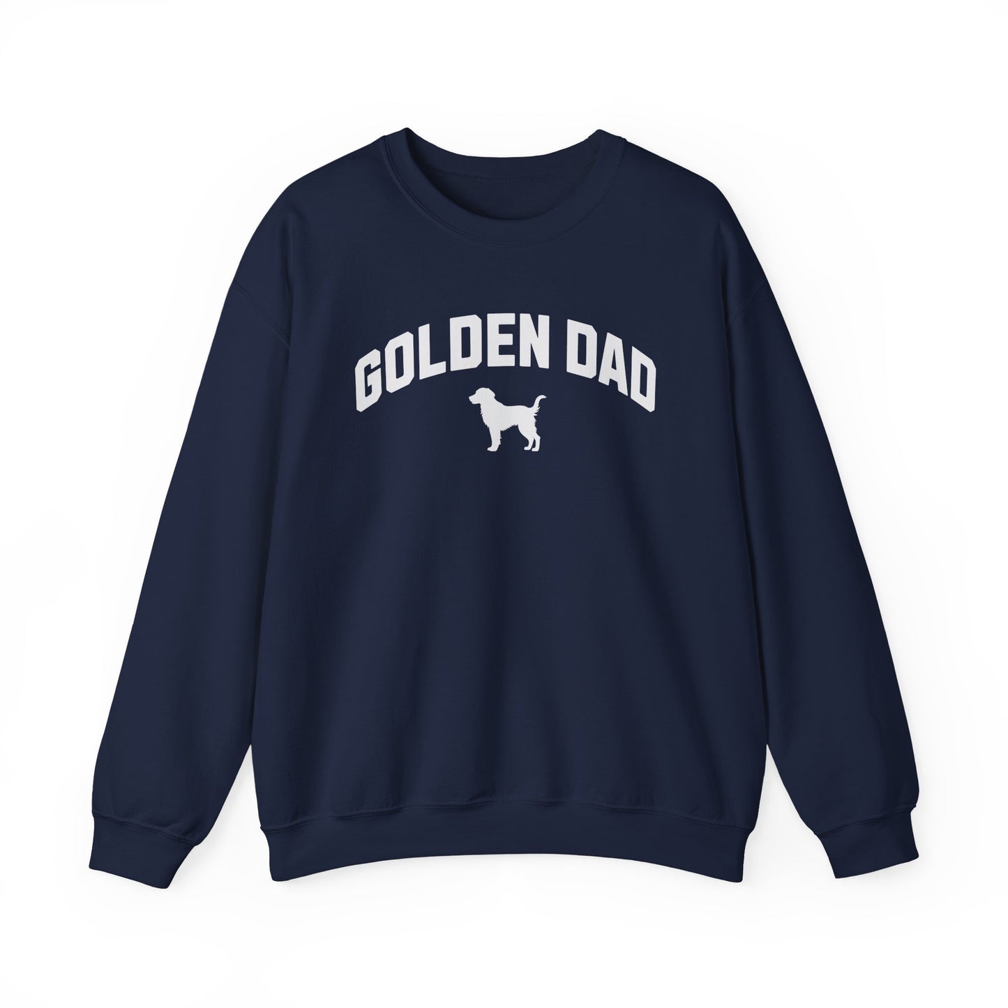 Golden Dad Crewneck Sweatshirt Navy