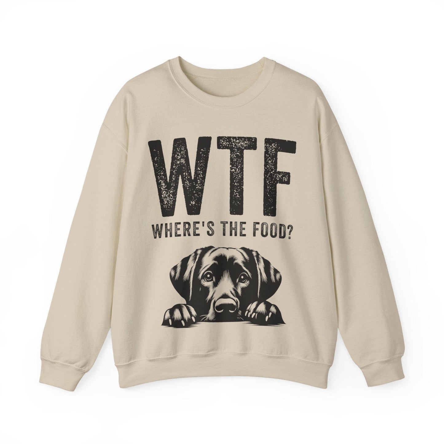 Where's The Food Crewneck Sweatshirt Sand