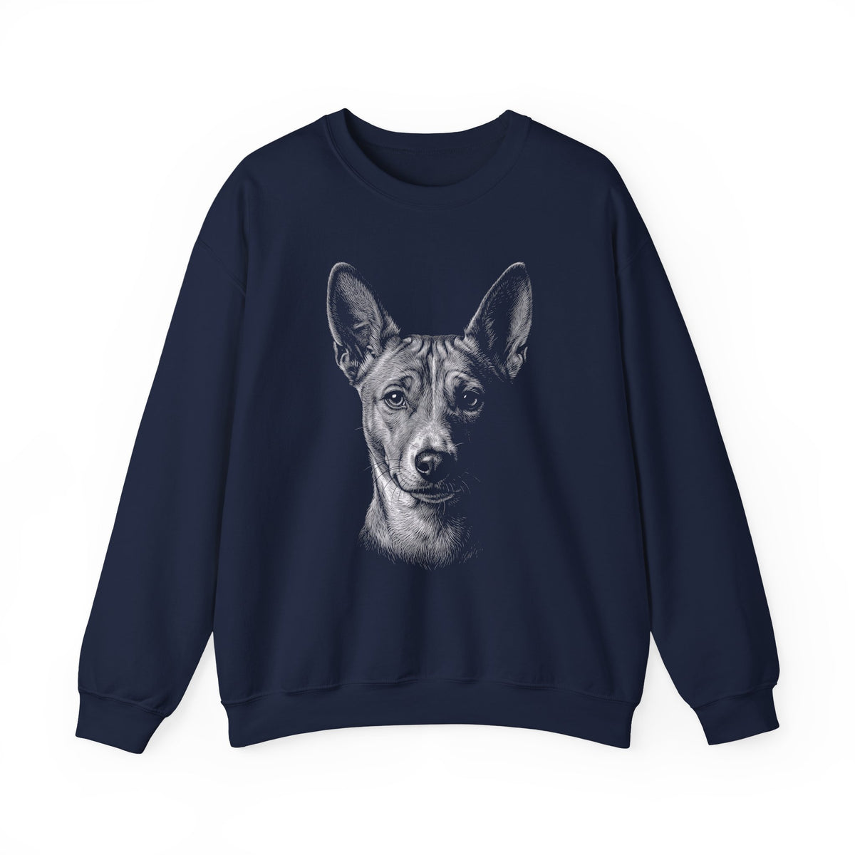 Basenji Engraved Crewneck Sweatshirt