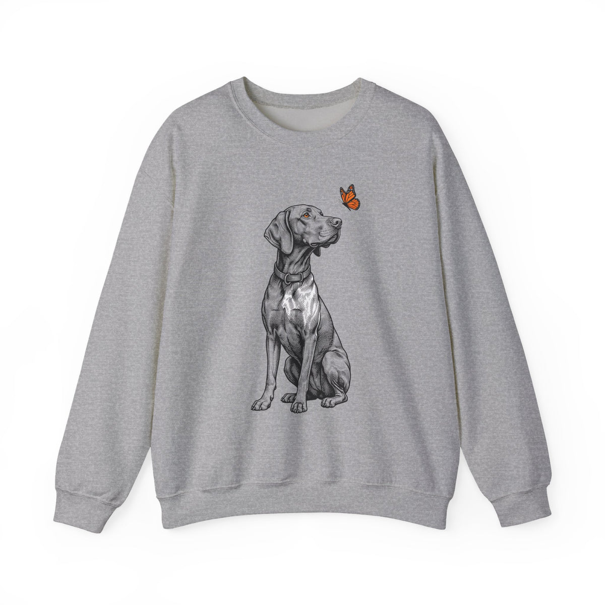 Vizsla Butterfly Crewneck Sweatshirt