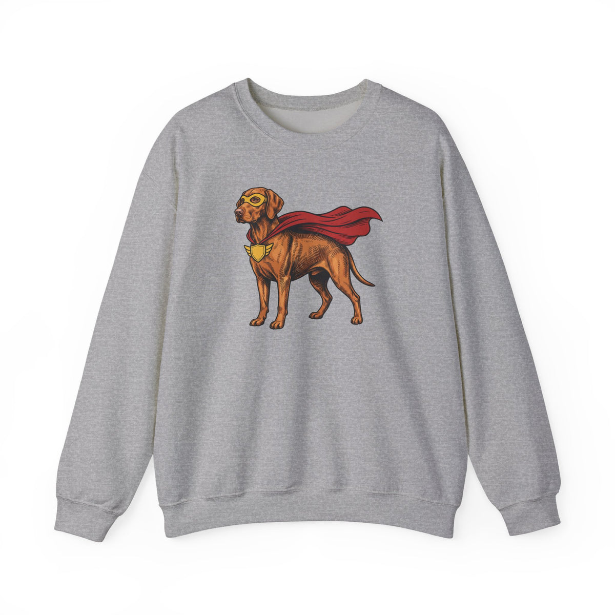 Vizsla Superhero Crewneck Sweatshirt