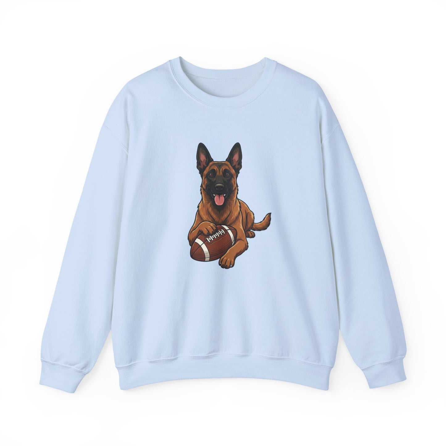 Belgian Malinois Football Crewneck Sweatshirt