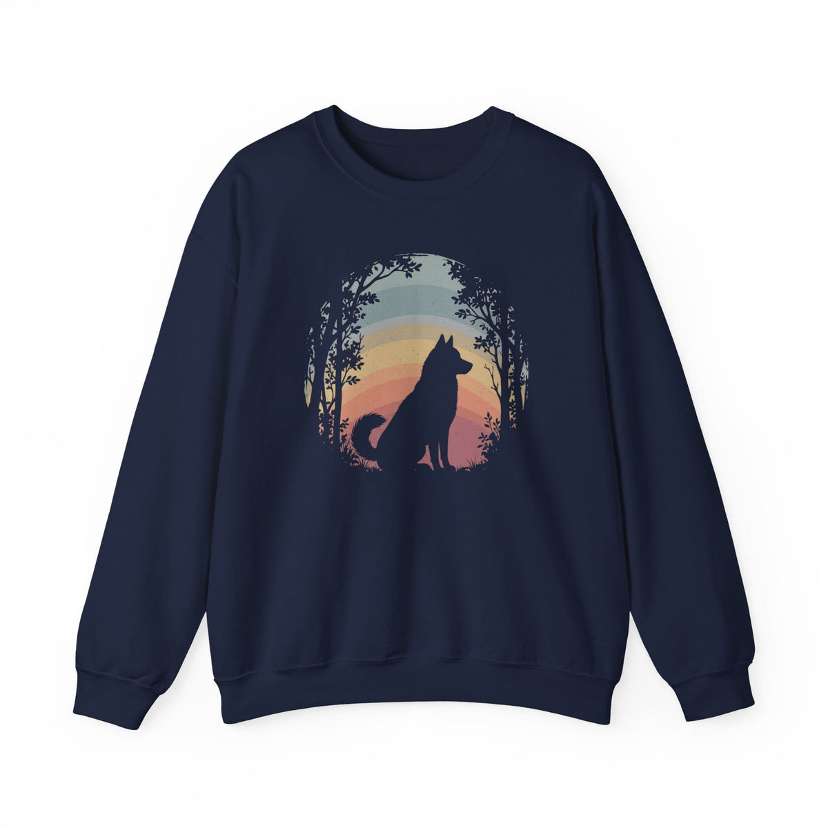 Husky Nature Crewneck Sweatshirt Navy