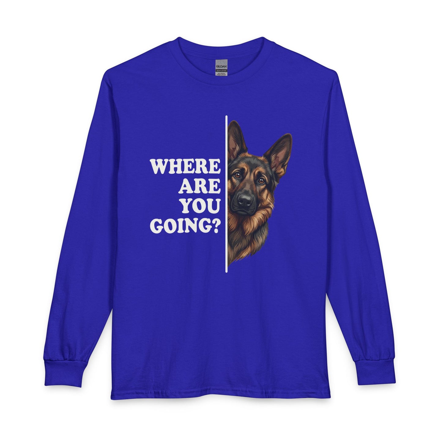Black and Tan GSD Following Long Sleeve