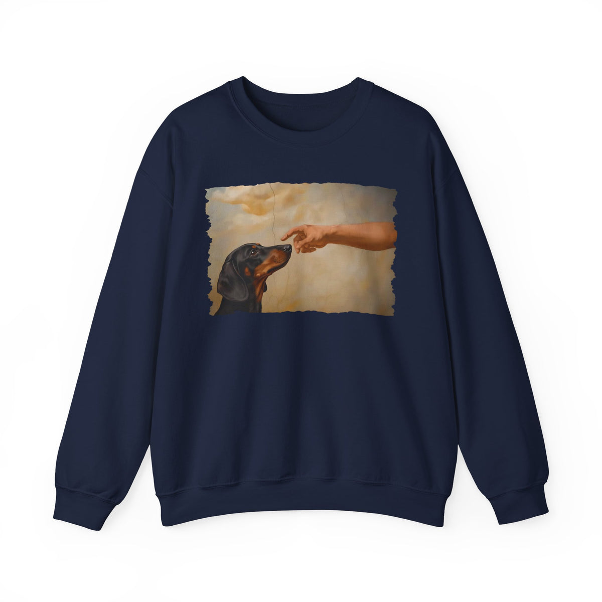 Dachshund Creation Black and Tan Crewneck Sweatshirt