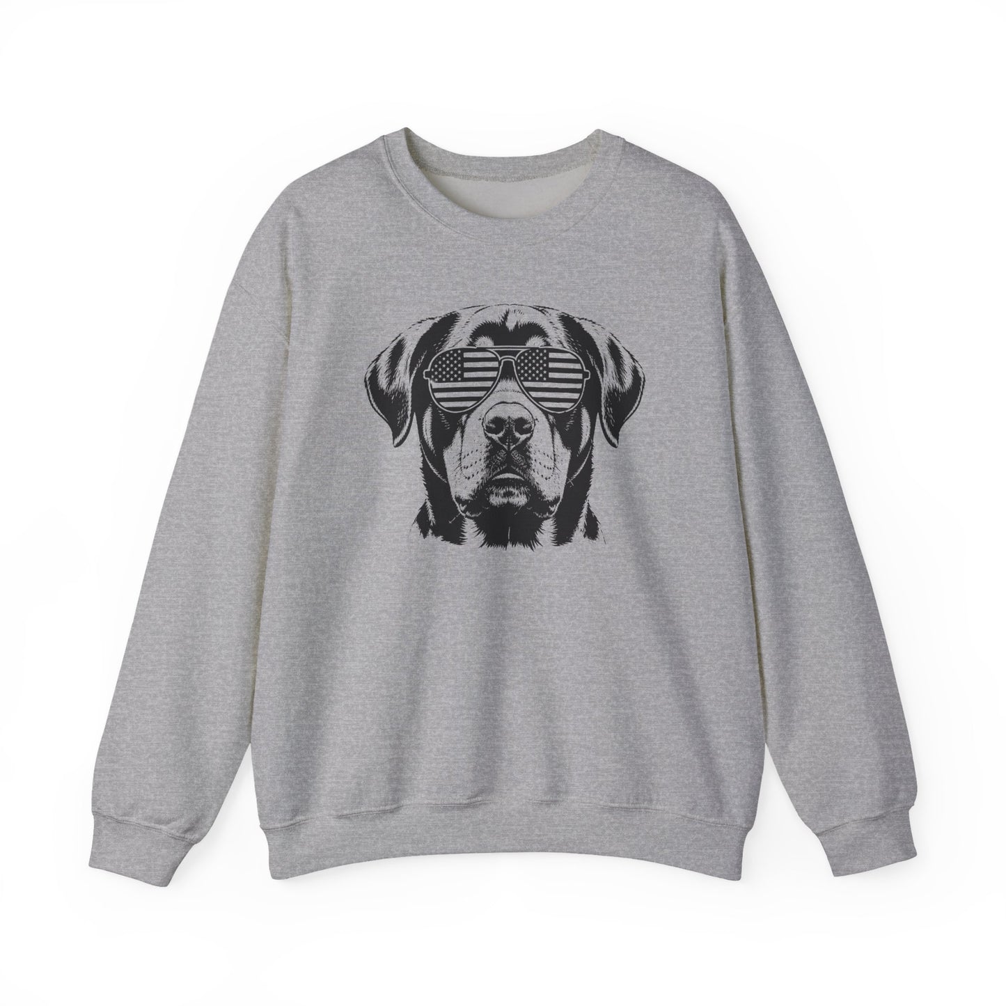 Rottweiler Flag Shades Crewneck Sweatshirt