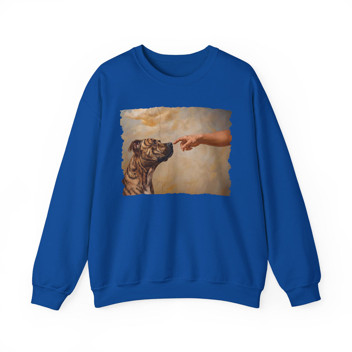 Pitbull Brindle Creation Crewneck Sweatshirt