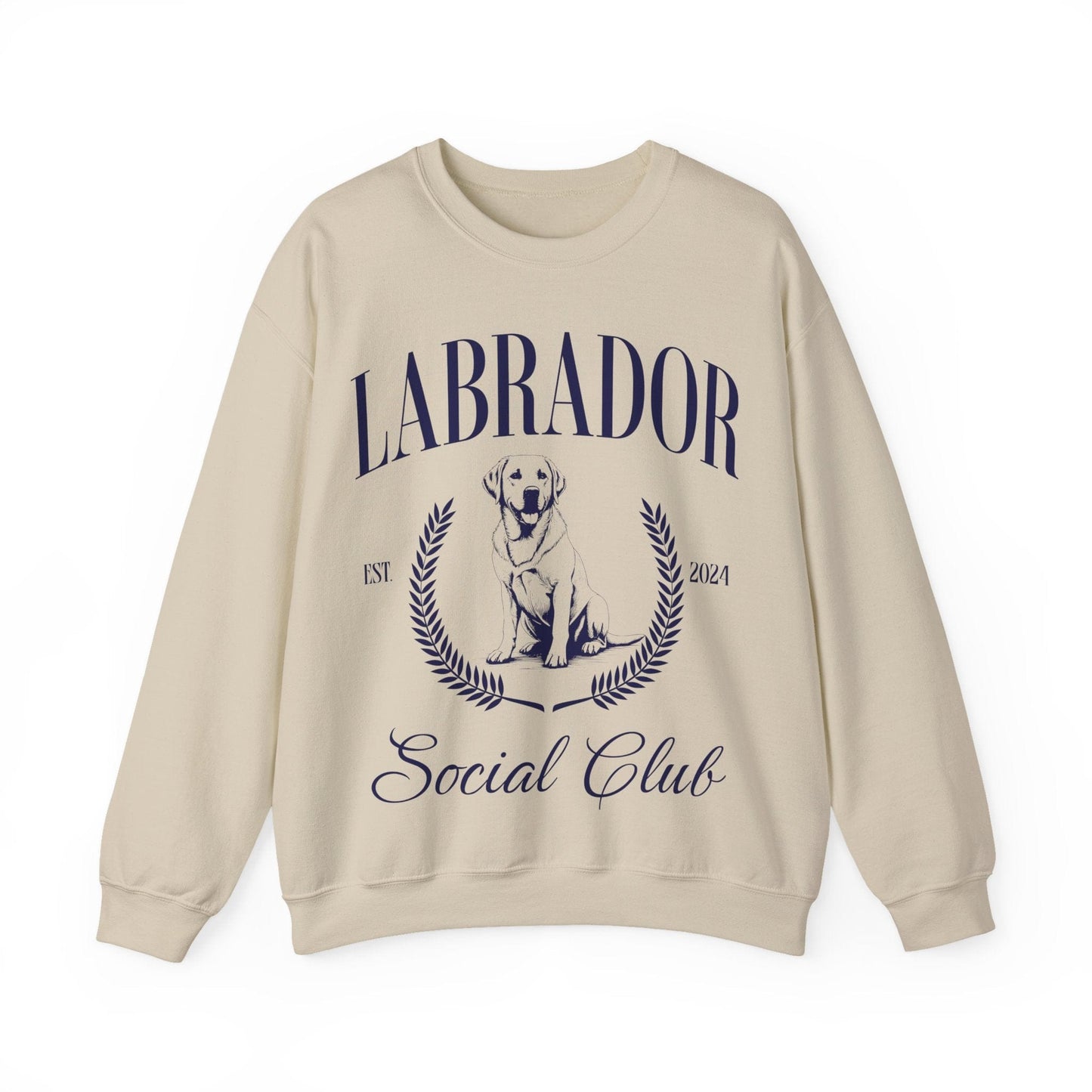 Labrador Social Club Crewneck Sweatshirt Sand
