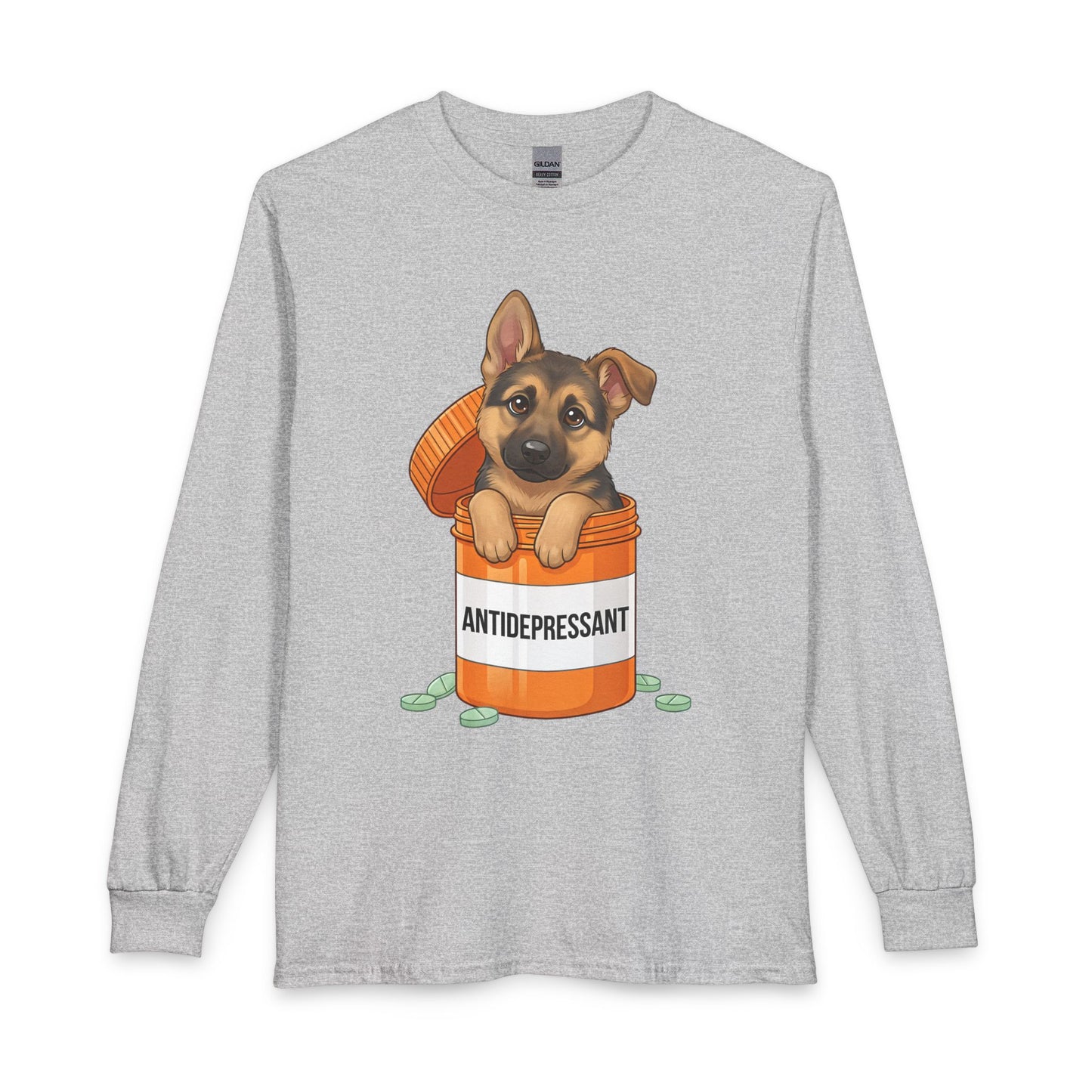 German Shepherd Antidepressant Long Sleeve