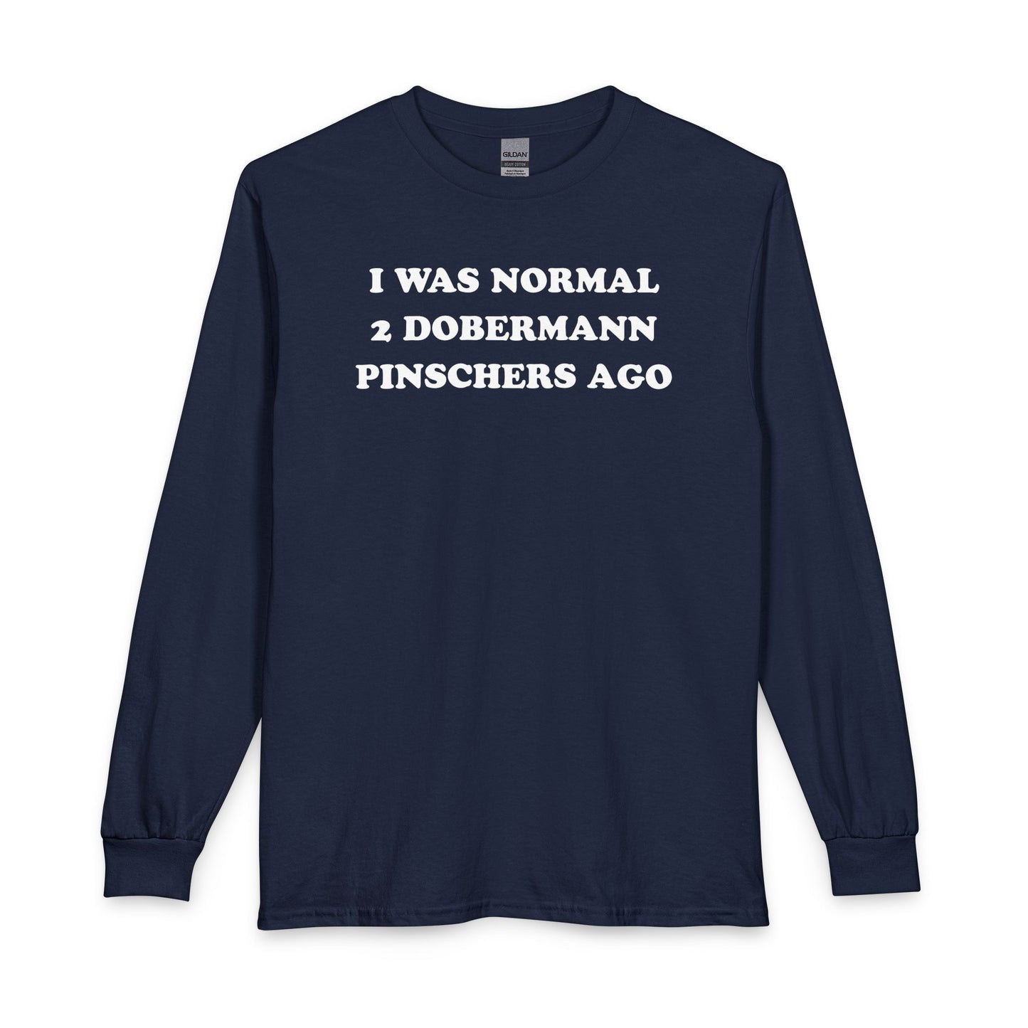 2 Doberman Pinschers Long Sleeve