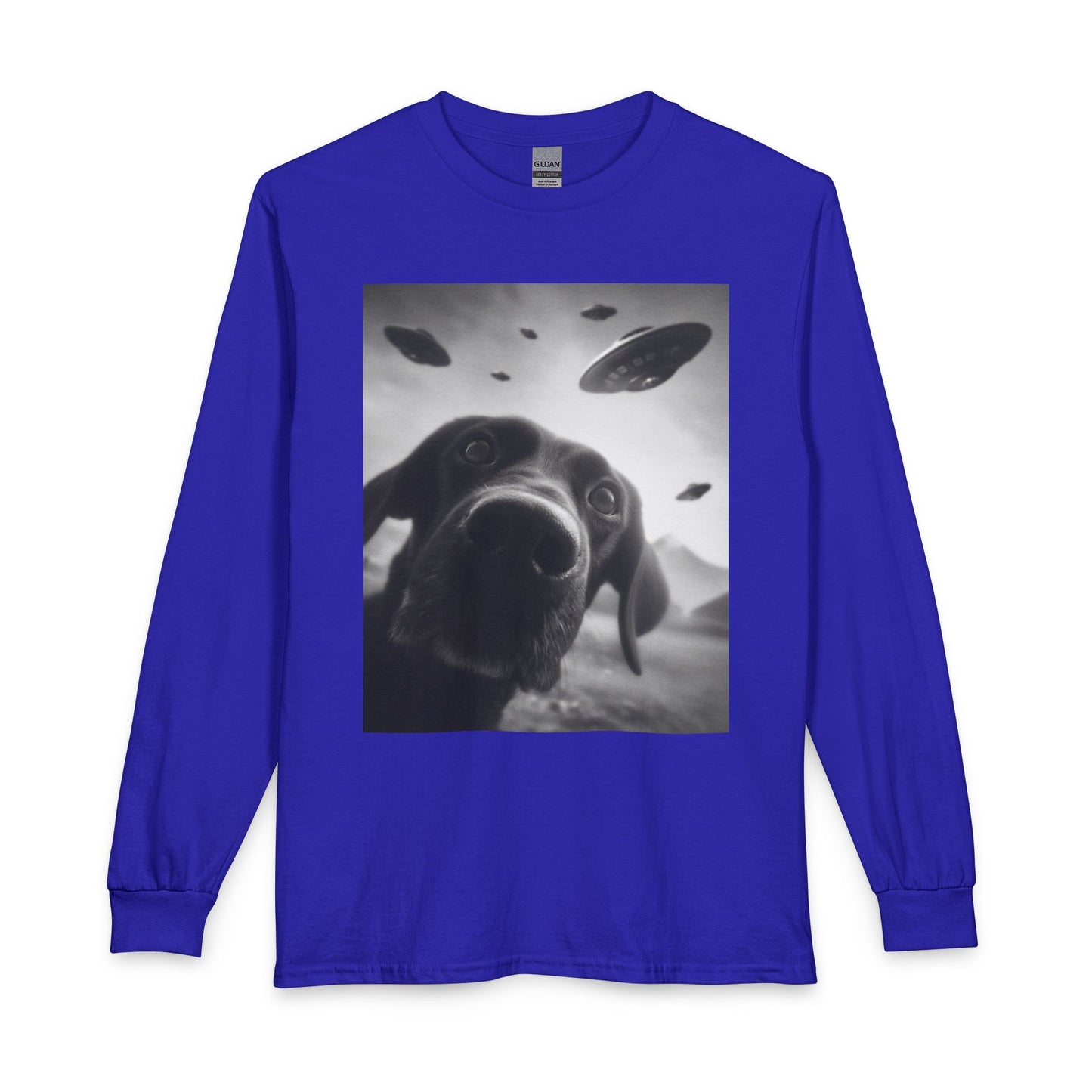 Funny Labrador UFO Long Sleeve