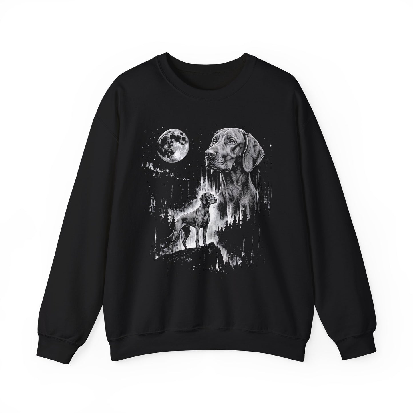 Vizsla Moonlight Crewneck Sweatshirt