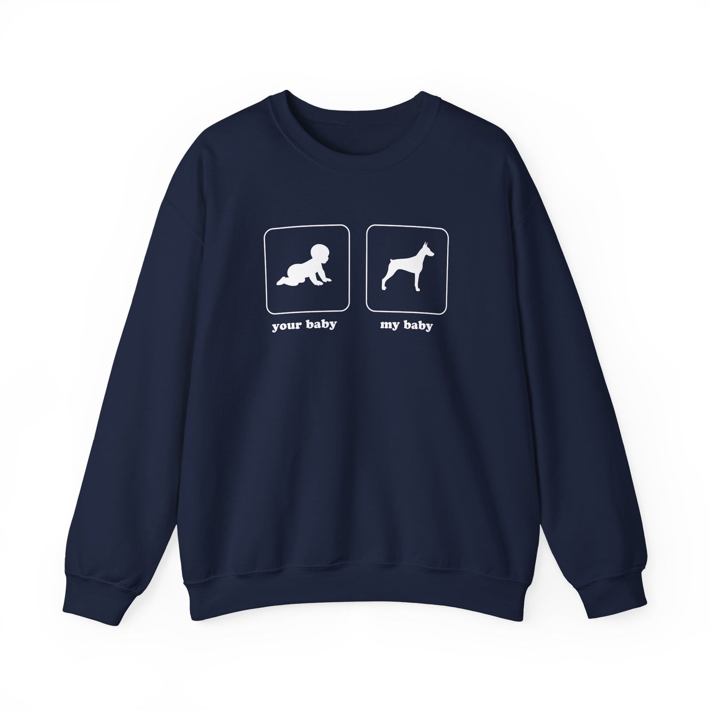 Doberman Baby Crewneck Sweatshirt