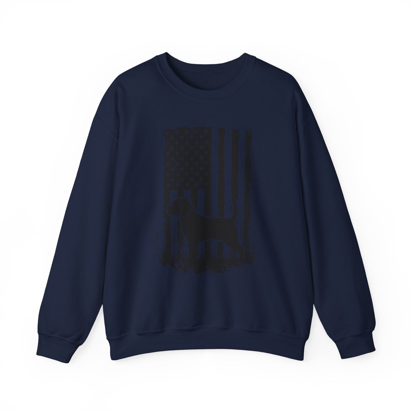 Beagle USA Flag Crewneck Sweatshirt