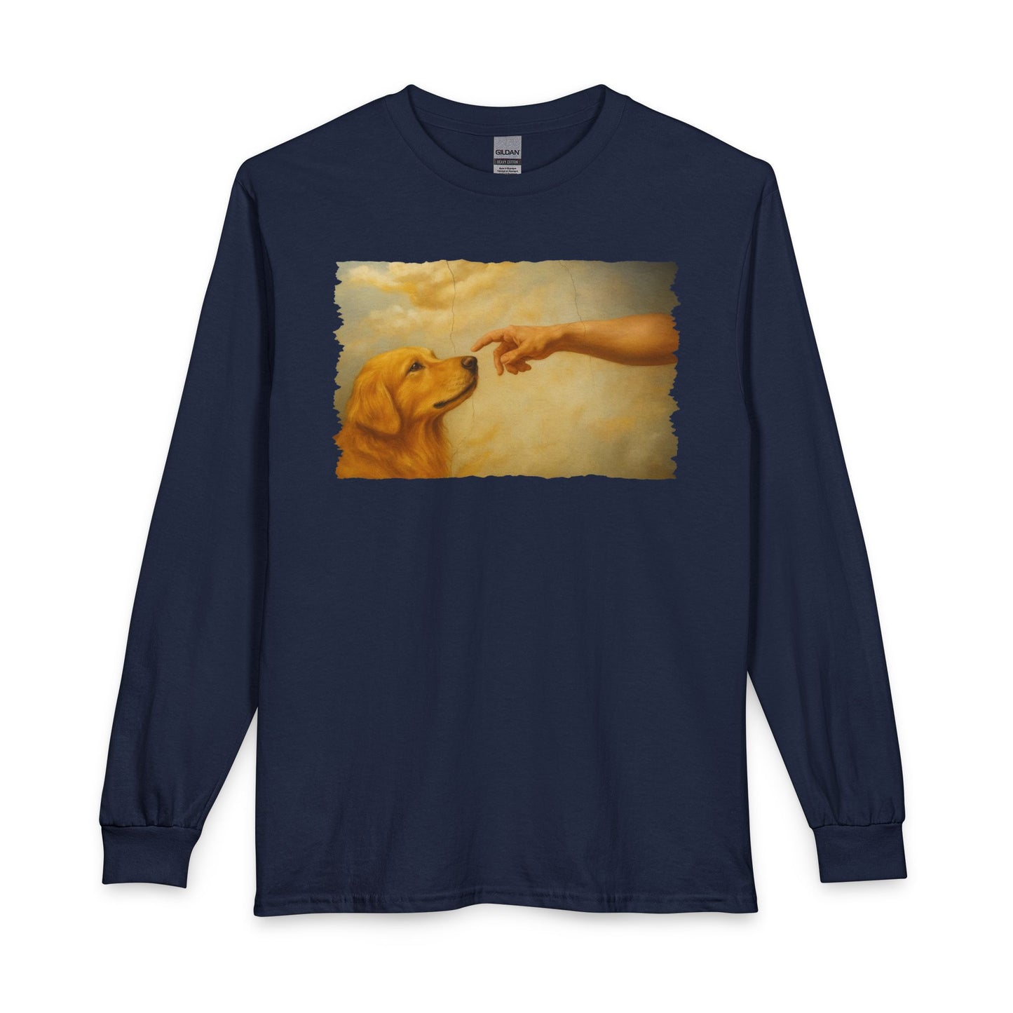 Gods Creates Golden Retriever Long Sleeve