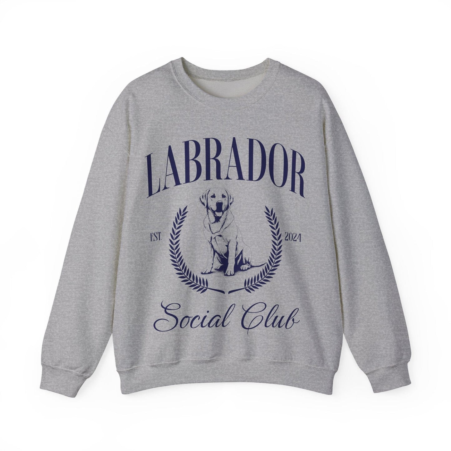 Labrador Social Club Crewneck Sweatshirt Sport Grey