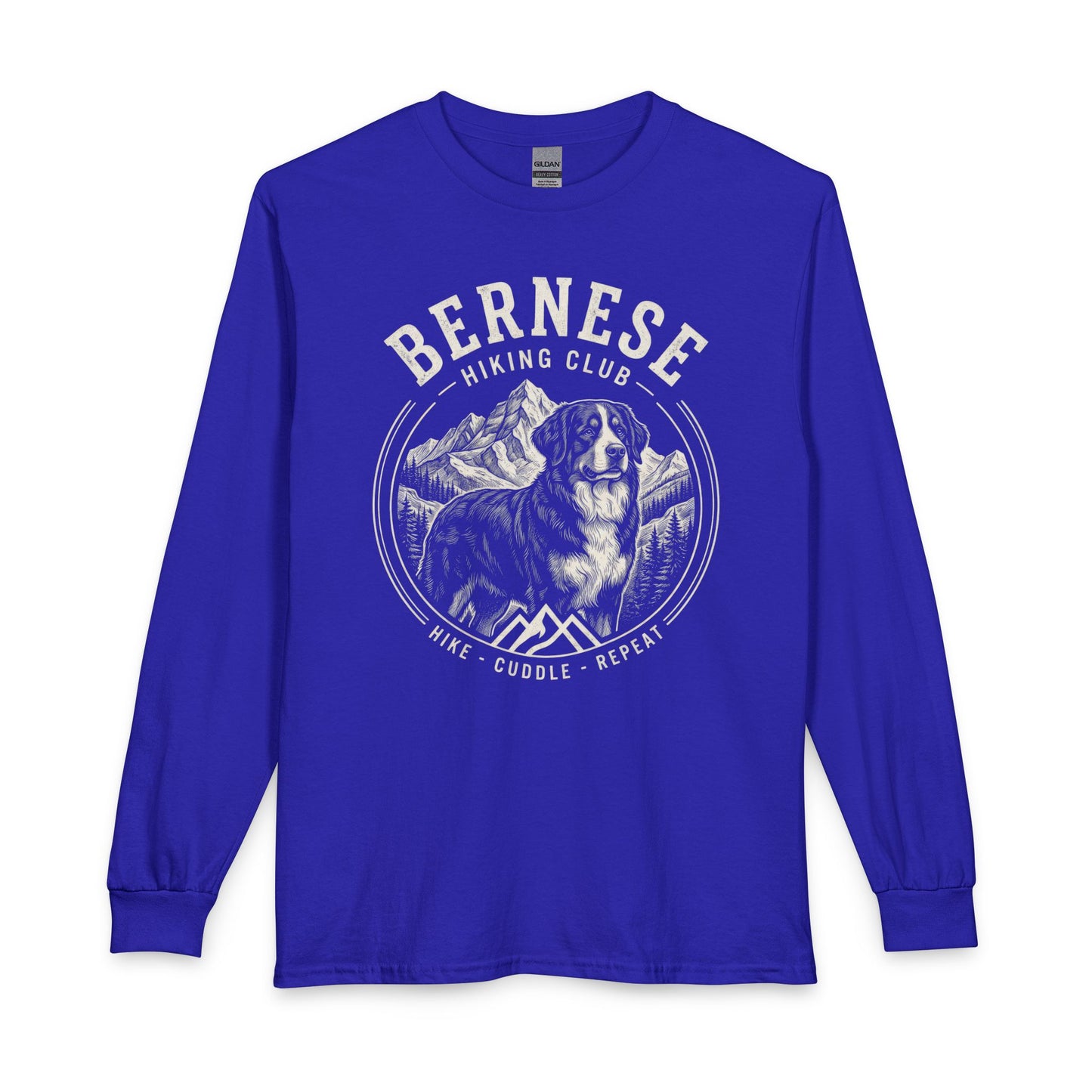 Bernese Mountain Dog Hiking Club Long Sleeve