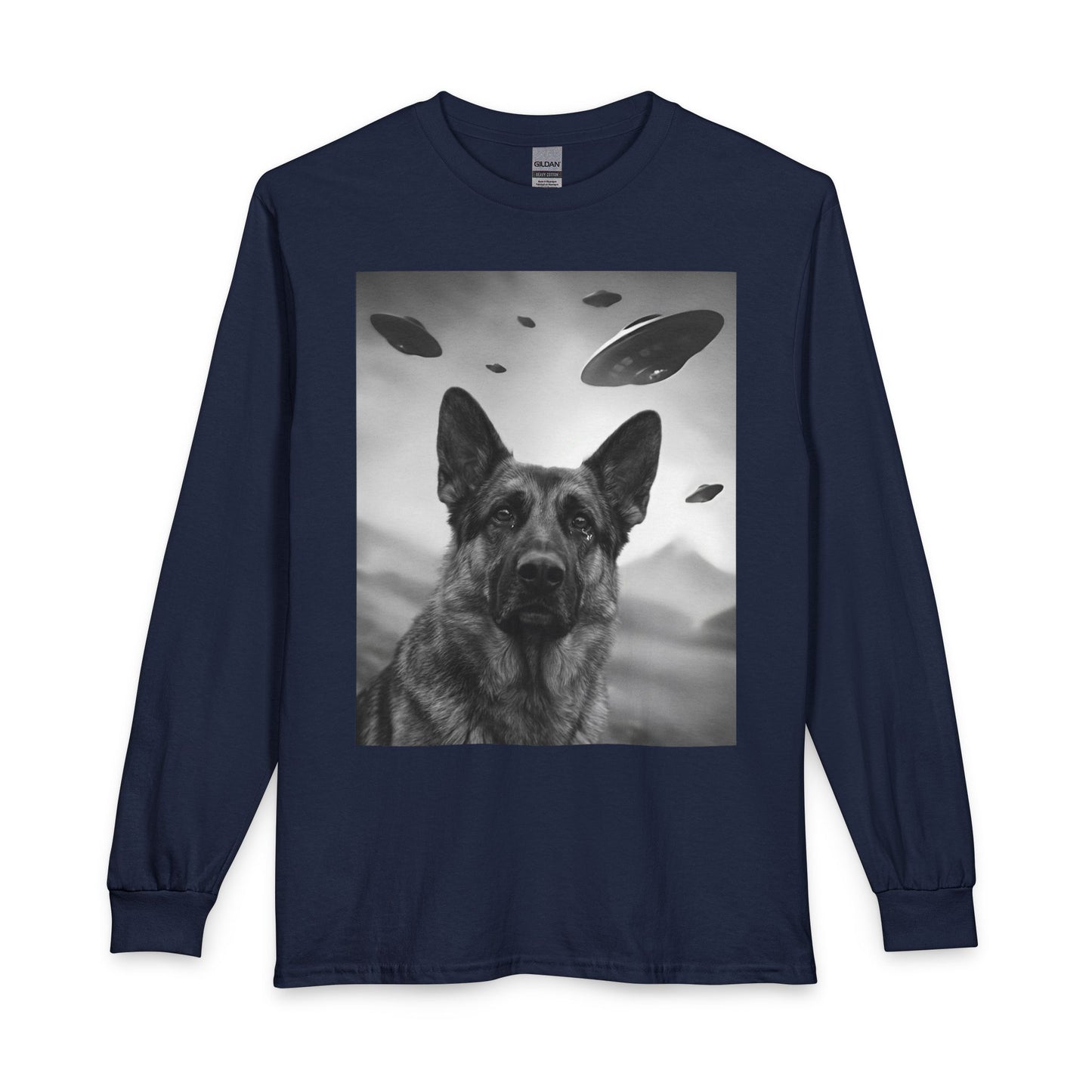 German Shepherd UFO Long Sleeve