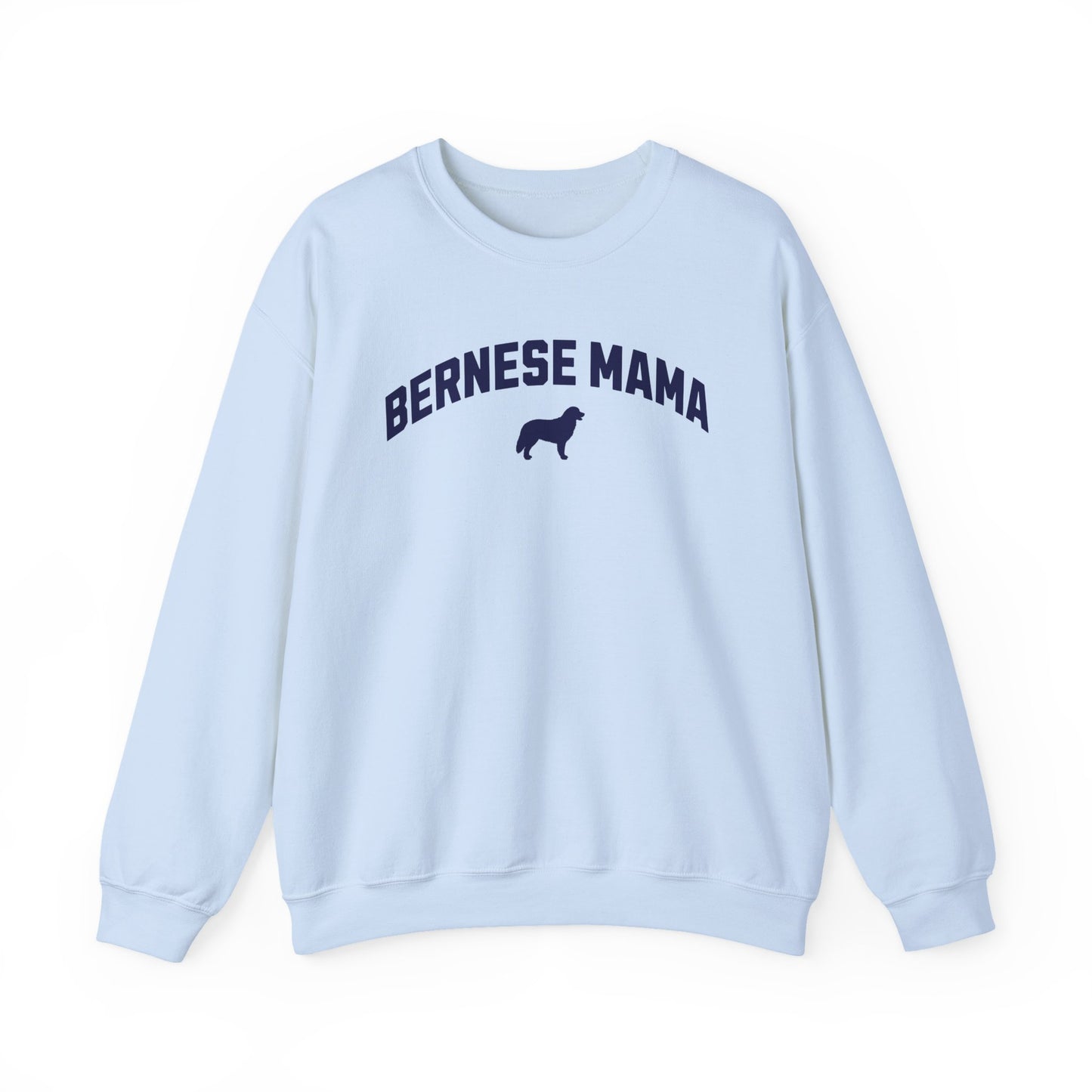 Bernese Mama Crewneck Sweatshirt Light Blue
