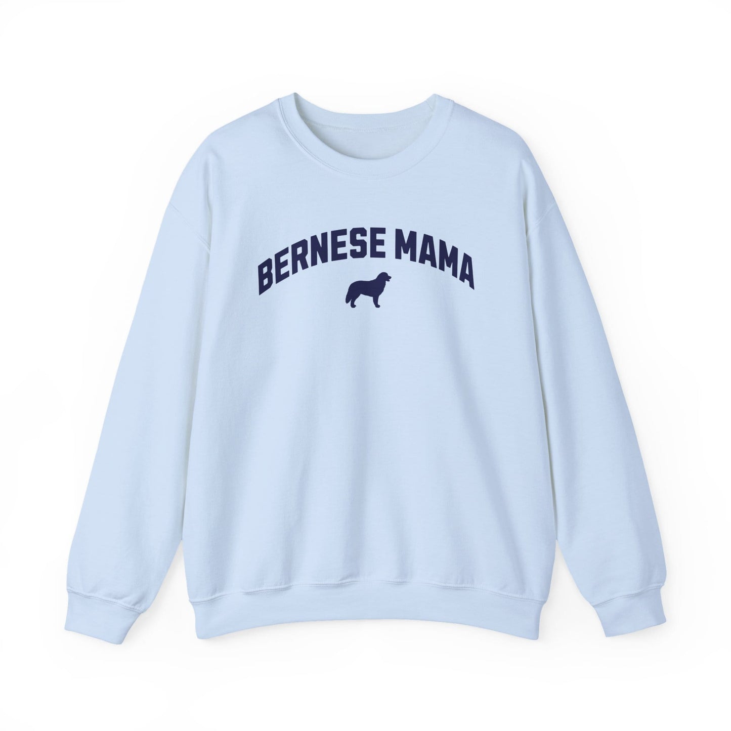 Bernese Mama Crewneck Sweatshirt Light Blue
