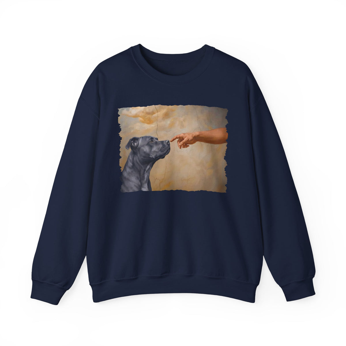 Pitbull Blue Creation Crewneck Sweatshirt