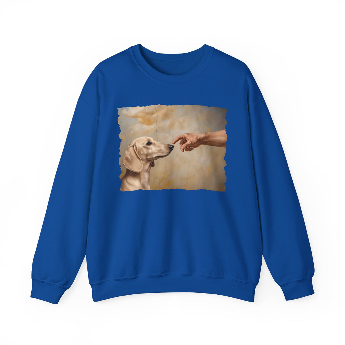 Dachshund Creation Cream Crewneck Sweatshirt