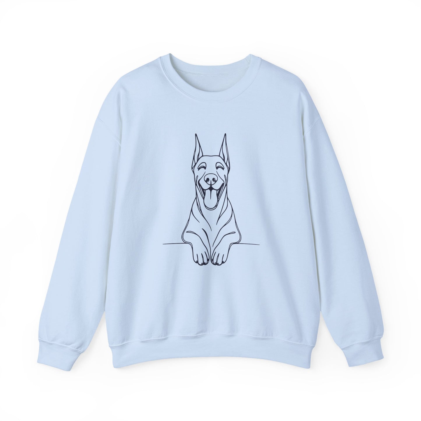 Happy Doberman Crewneck Sweatshirt