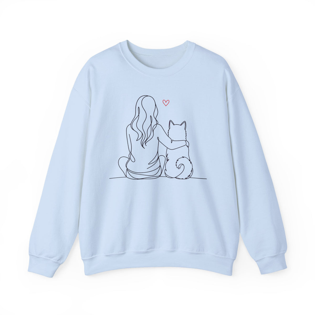 Shiba Inu Lineart Crewneck Sweatshirt