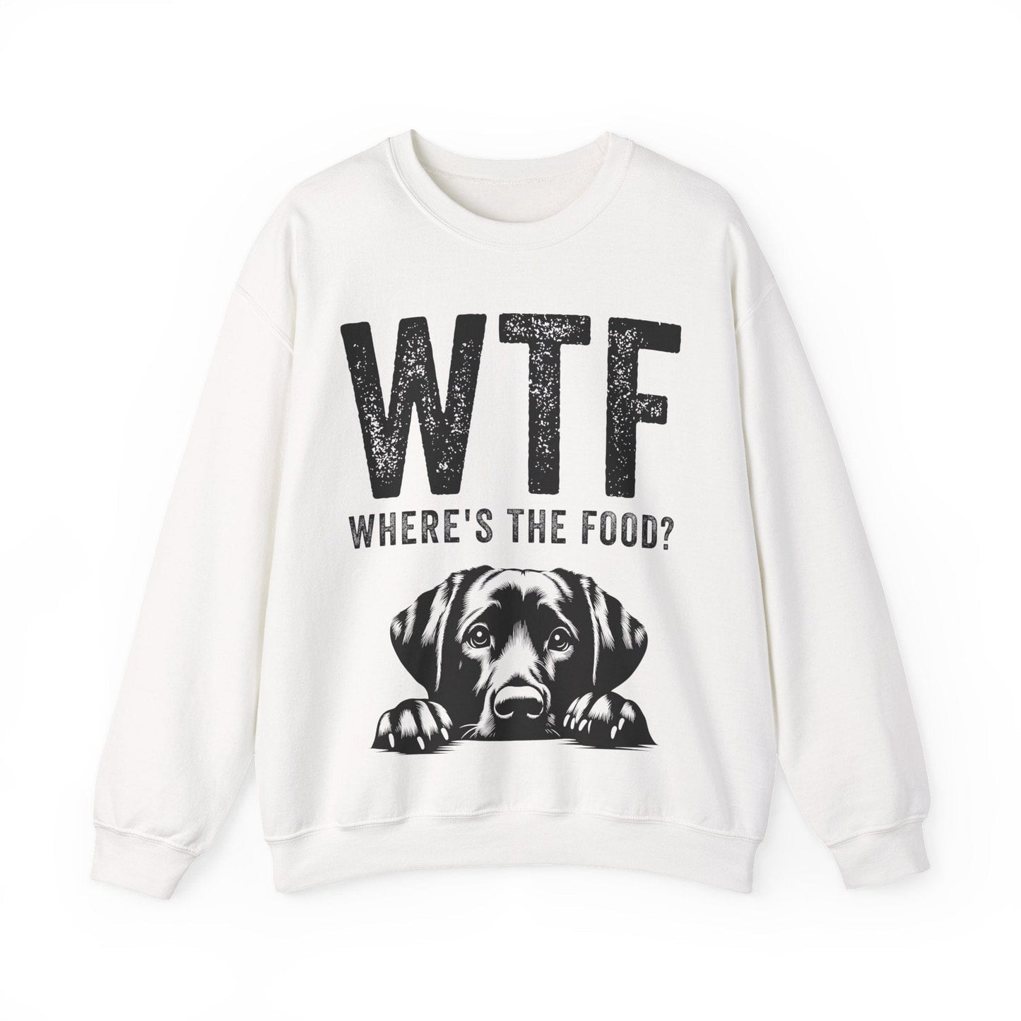 Where's The Food Crewneck Sweatshirt White