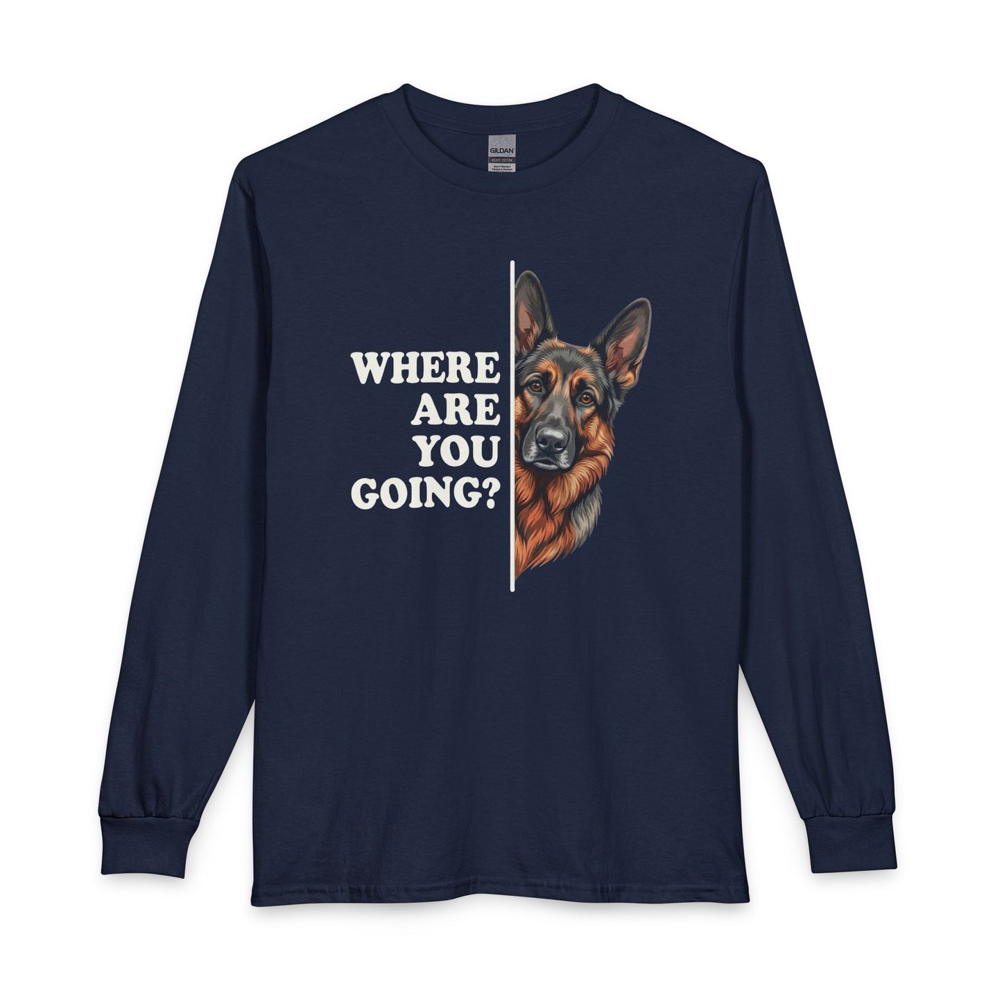 Sable German Shepherd Following Long Sleeve