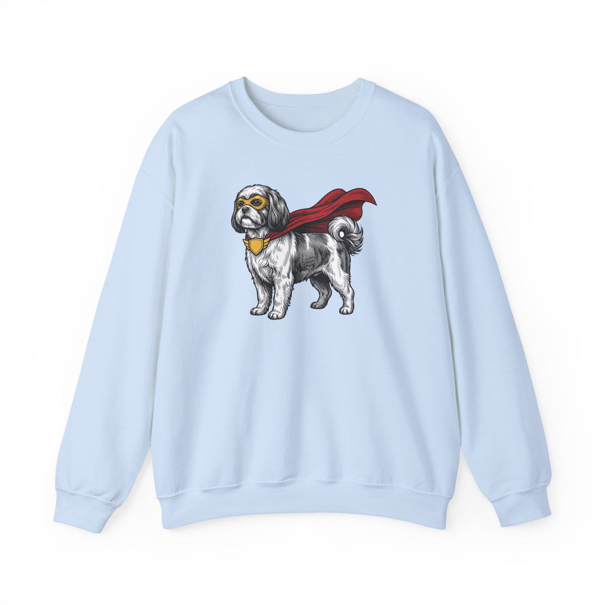 Shih Tzu Superhero Crewneck Sweatshirt