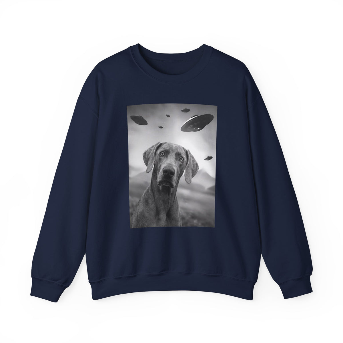 Weimaraner UFO Crewneck Sweatshirt