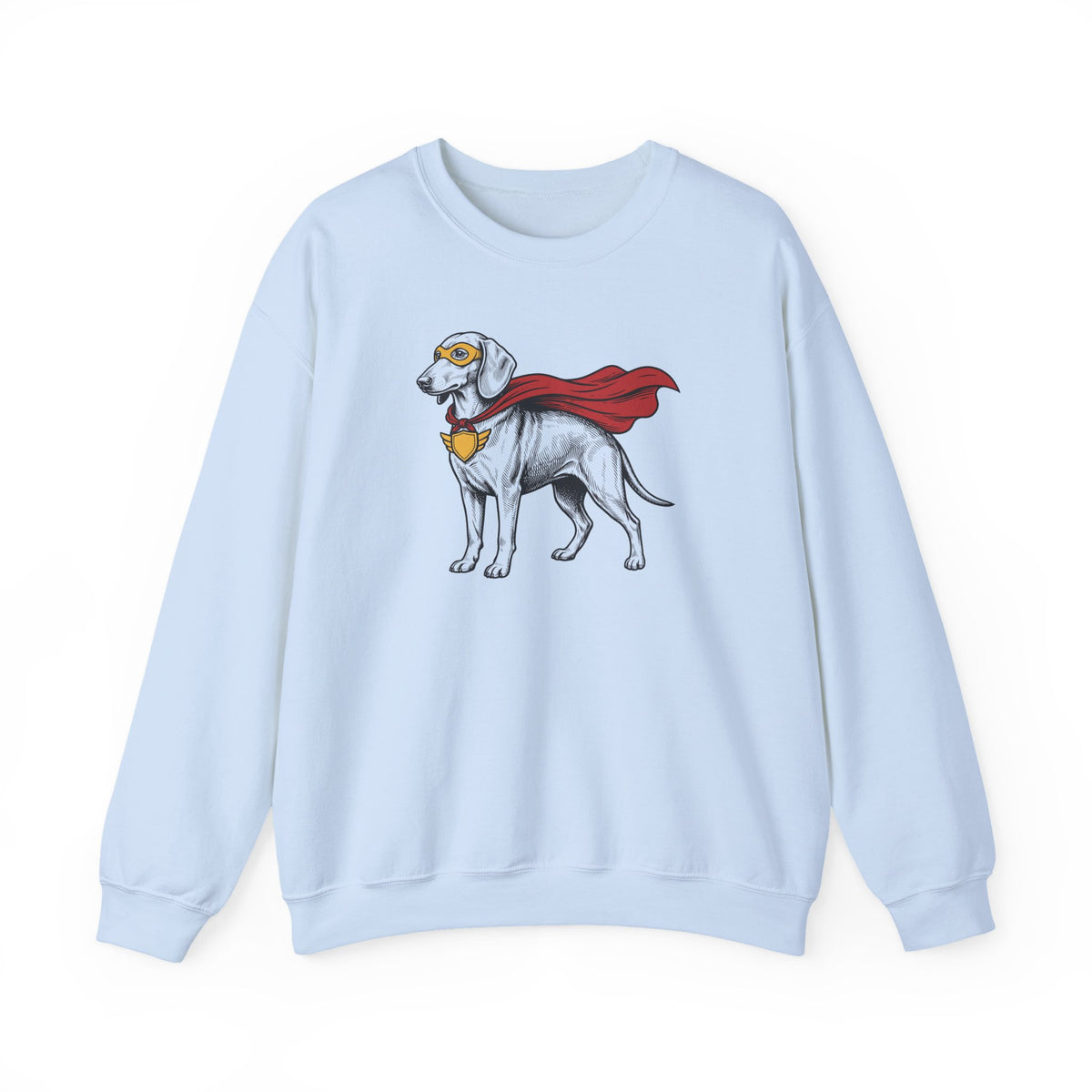 Dachshund Superhero Crewneck Sweatshirt