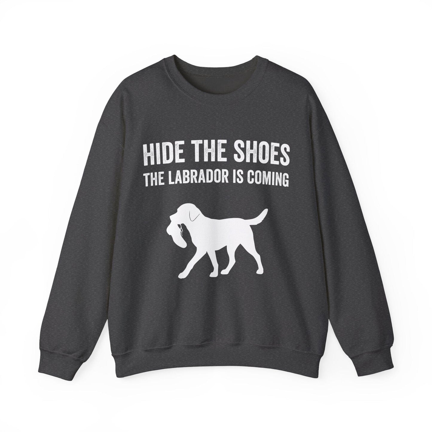 Hide The Shoes Crewneck Sweatshirt Dark Heather