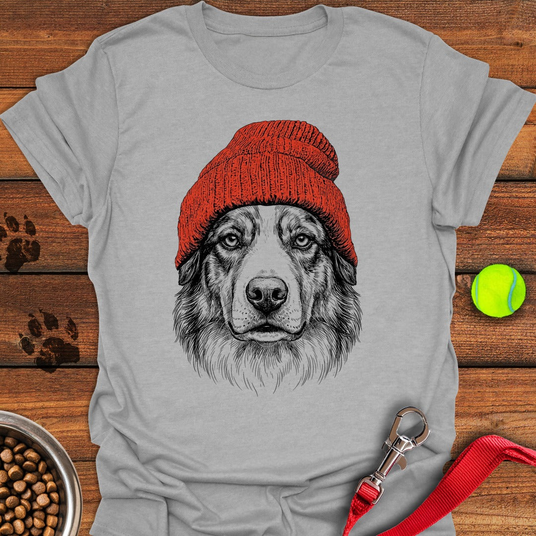 Australian Shepherd Beanie Sport Grey