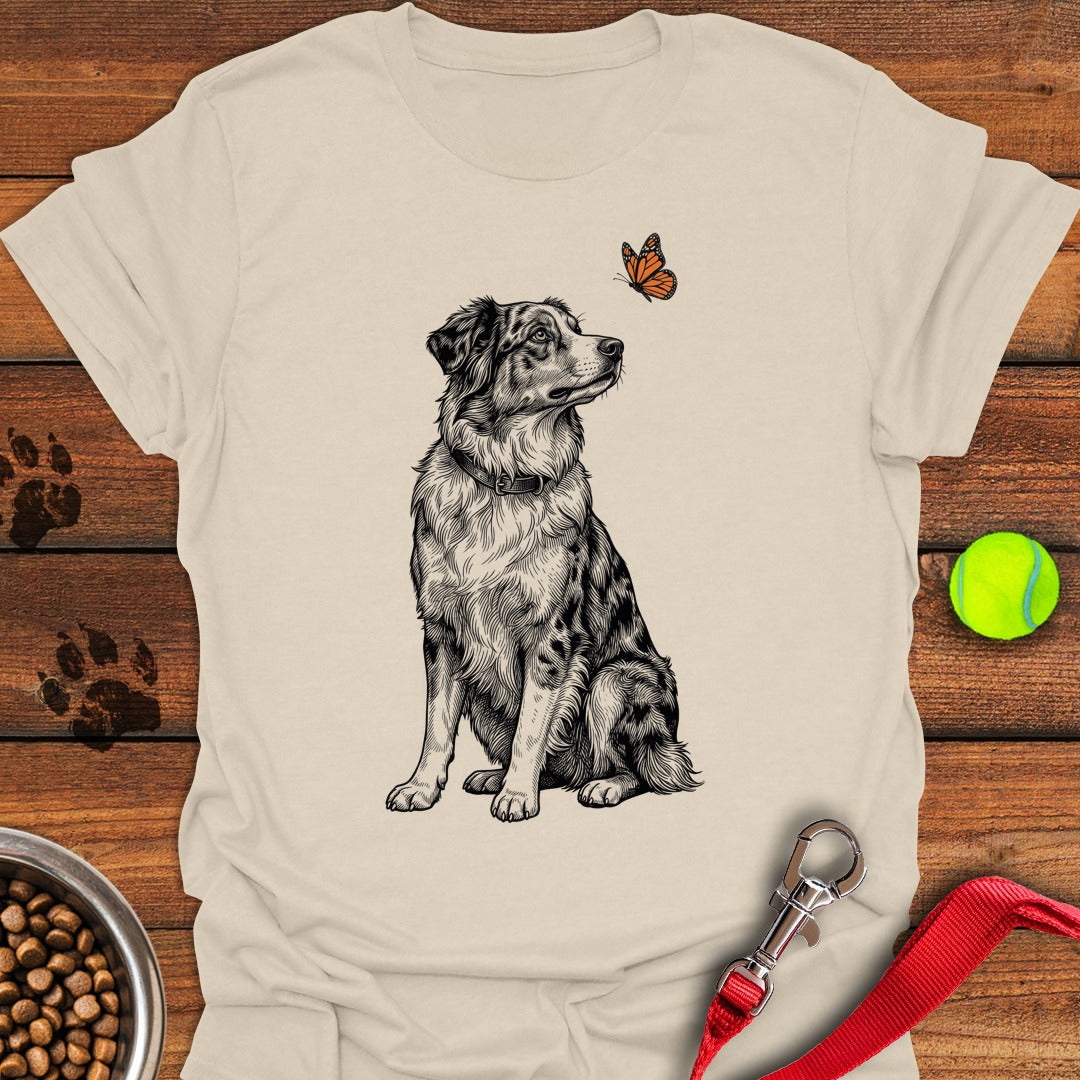Australian Shepherd Butterfly Natural