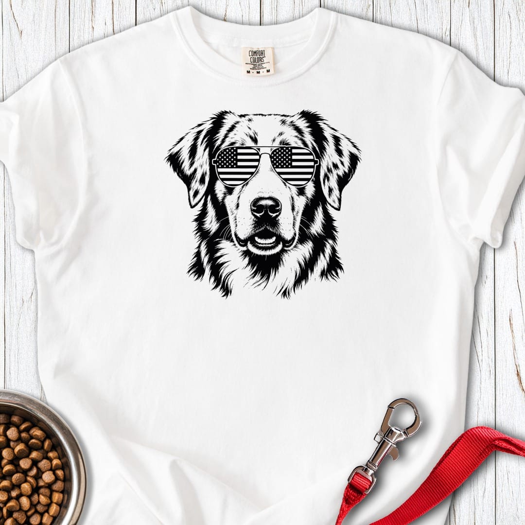 Australian Shepherd Premium Tee White