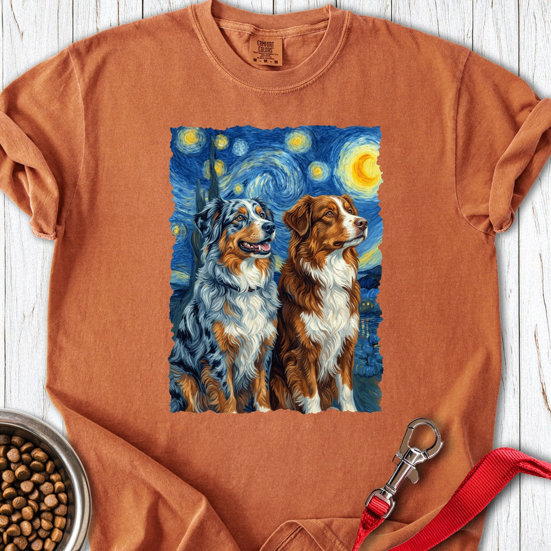 Australian Shepherds Van Gogh Yam