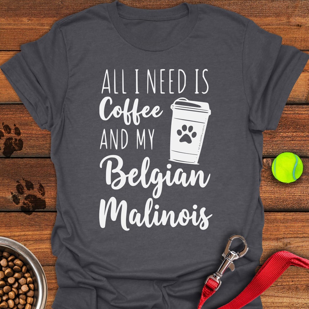 Belgian Malinois & Coffee Dark Heather