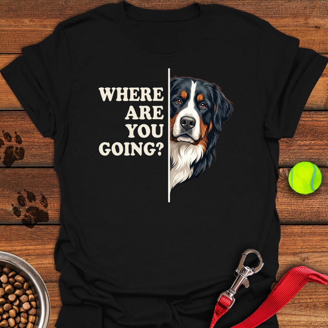 Bernese Mountain Dog Alert Black