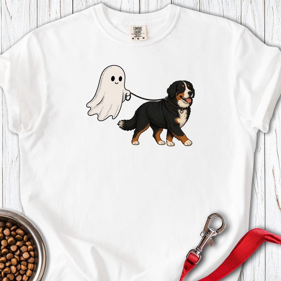 Bernese Mountain Dog Halloween Premium Tee White