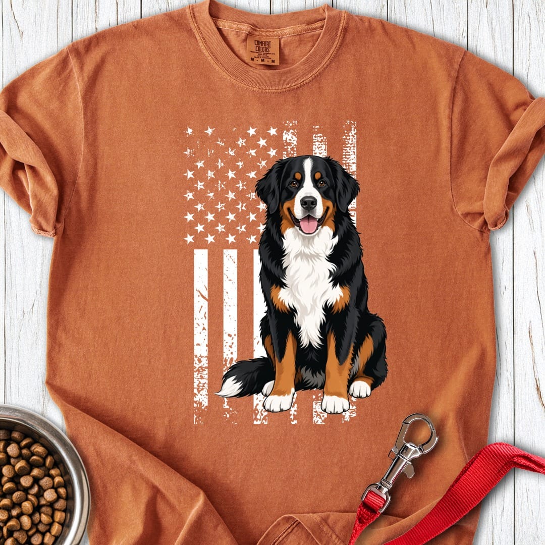 Bernese Mountain Dog USA Premium Tee Yam