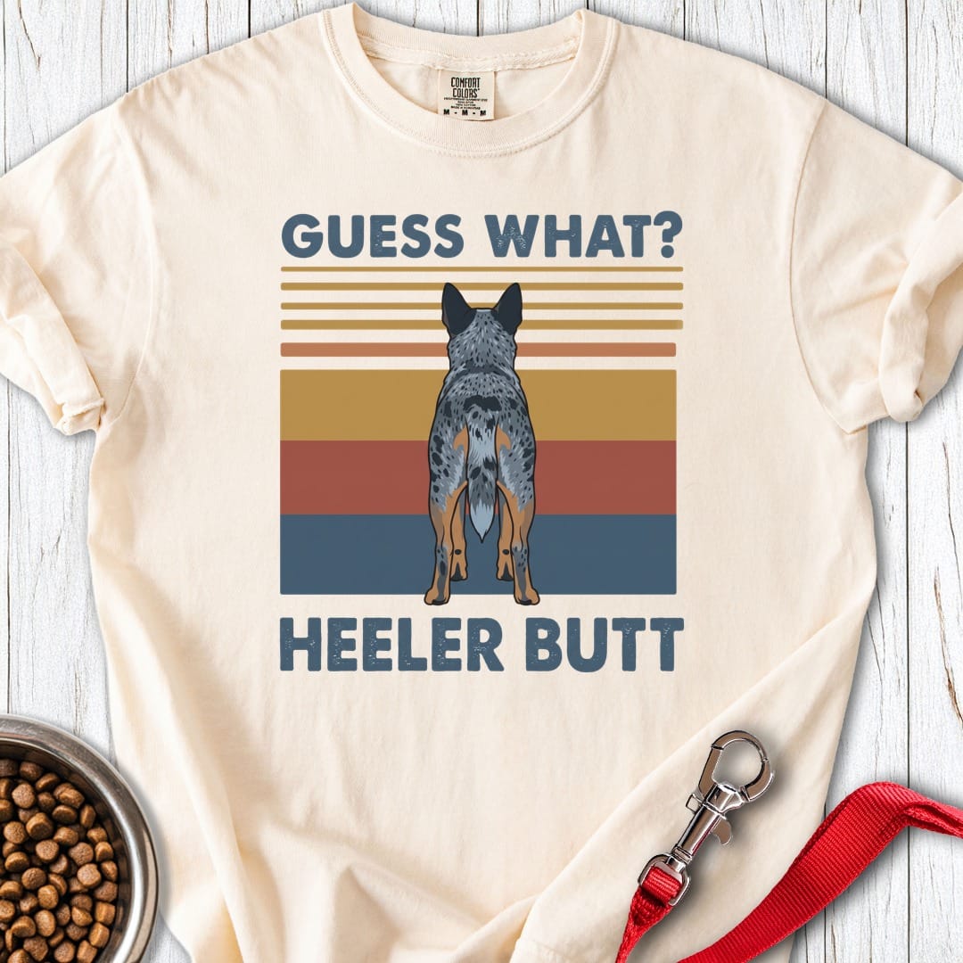 Blue Heeler Butt Premium Tee Ivory