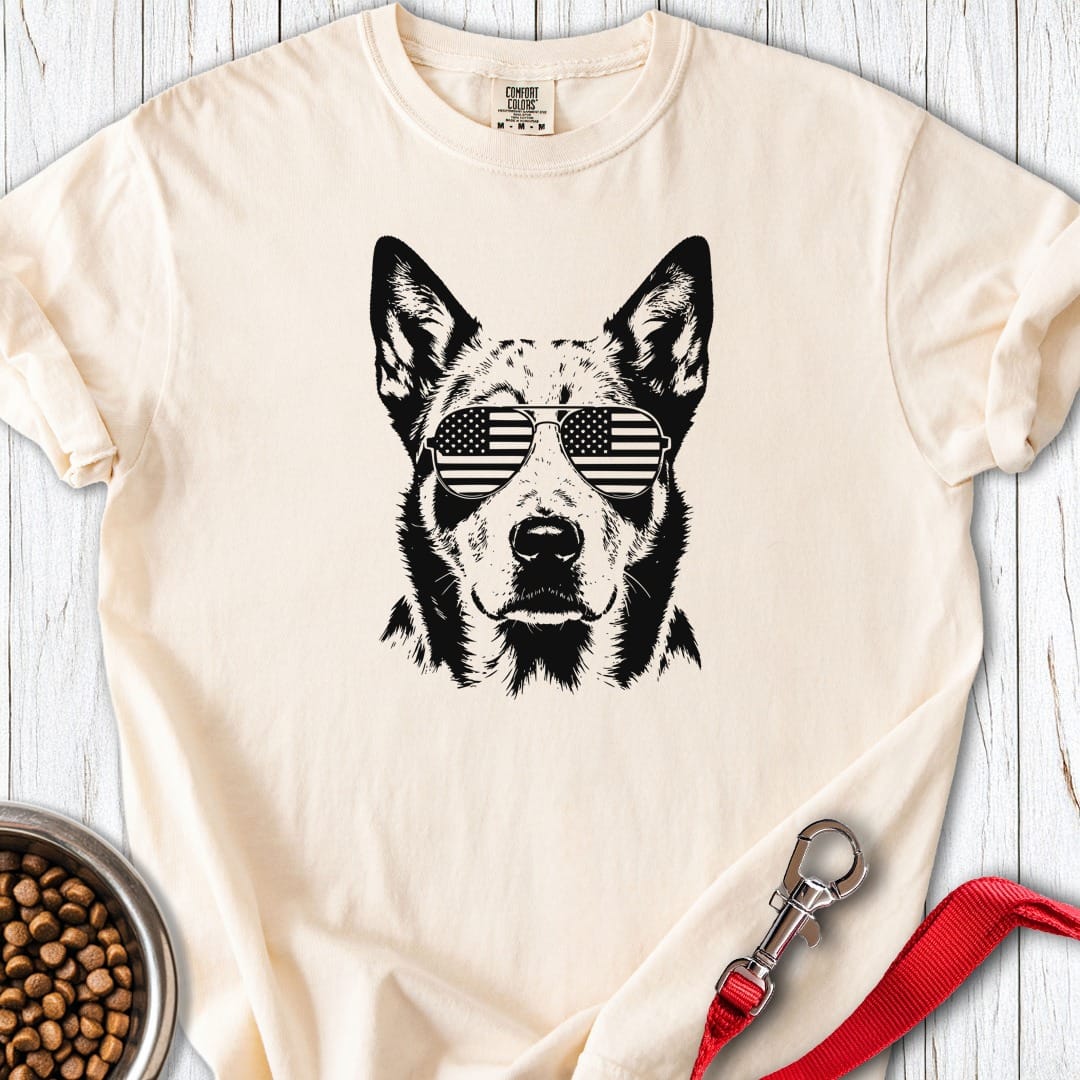 Blue Heeler USA Premium Tee Ivory
