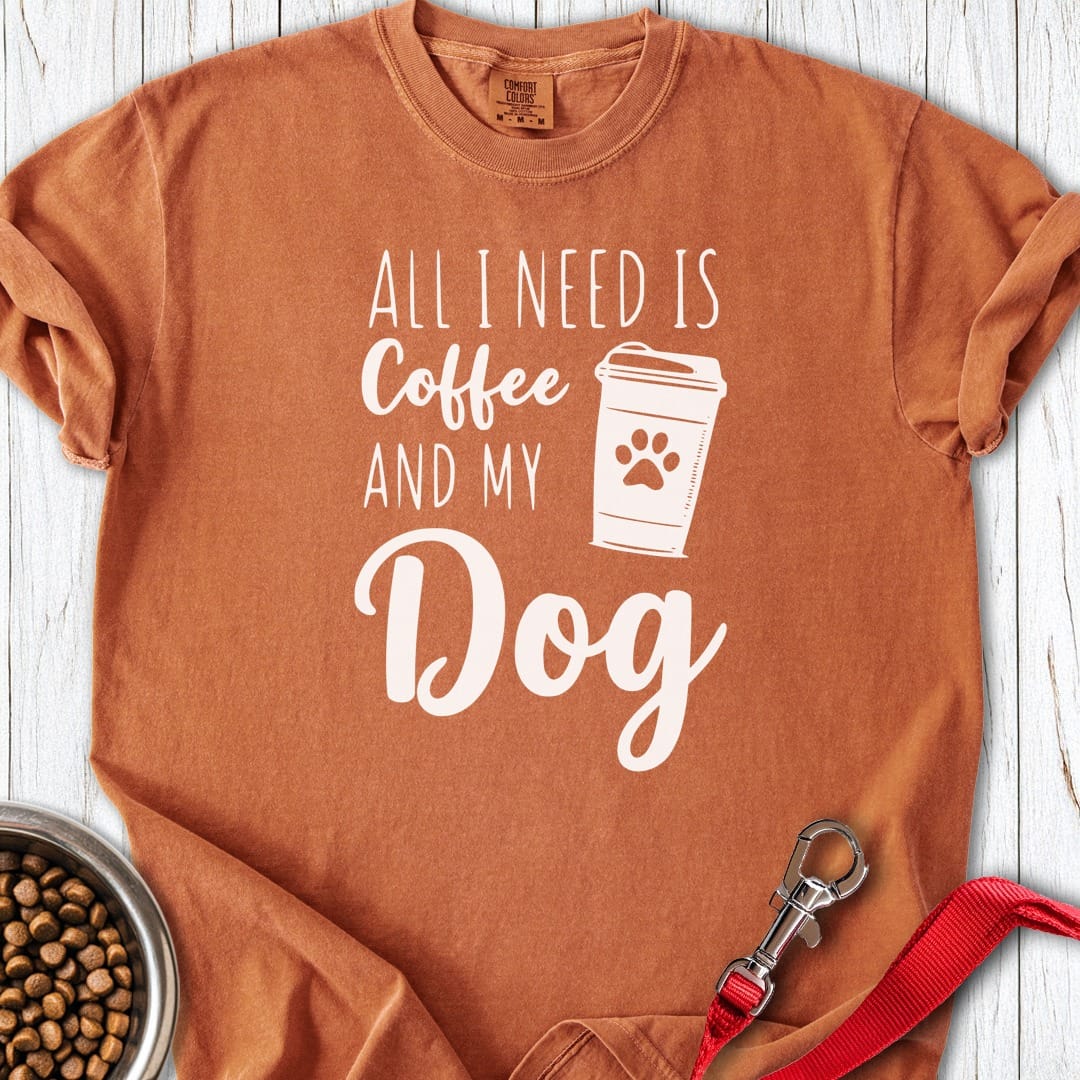 Coffee and Dog Premium Tee Yam