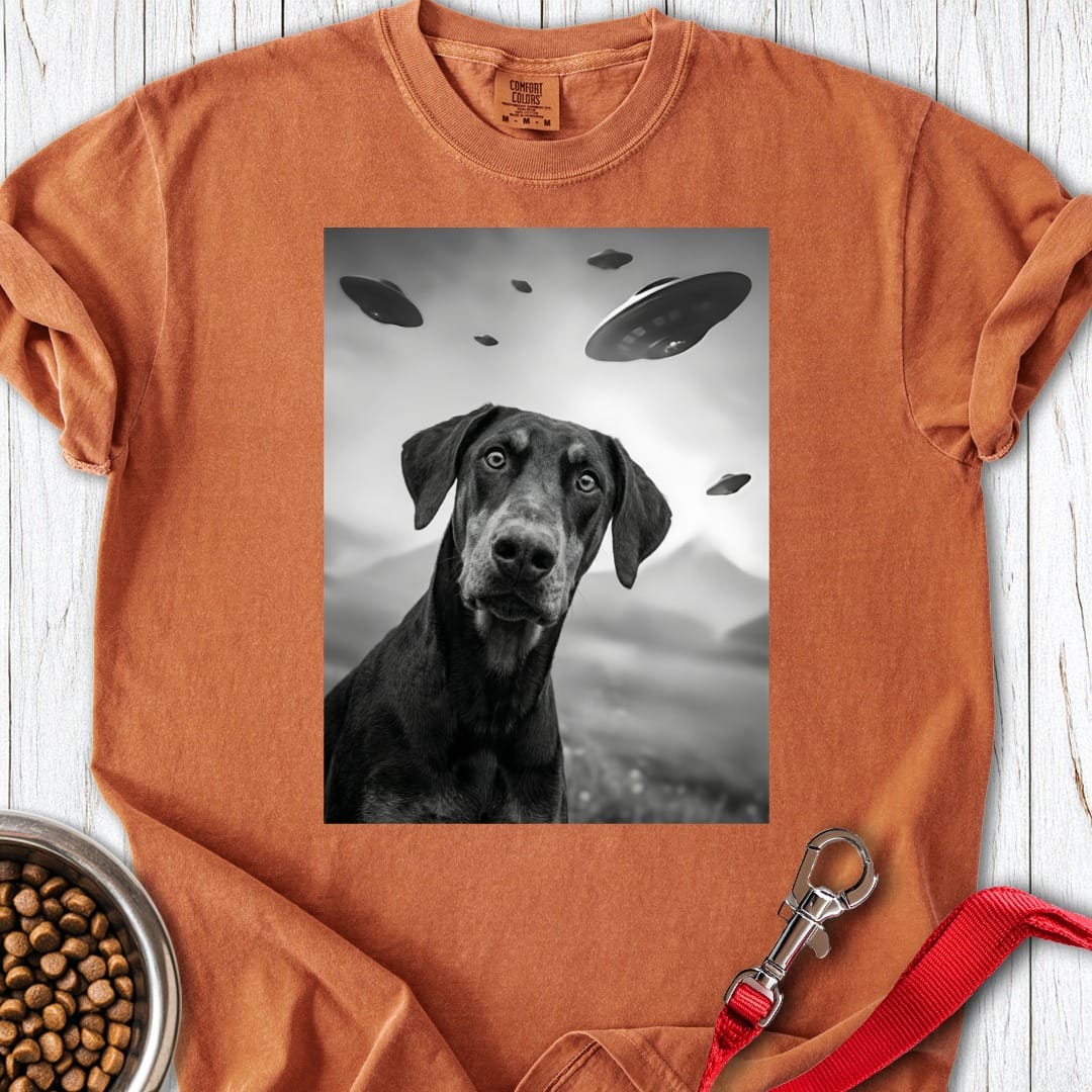 Dobermann Pinscher UFO Premium Tee Yam